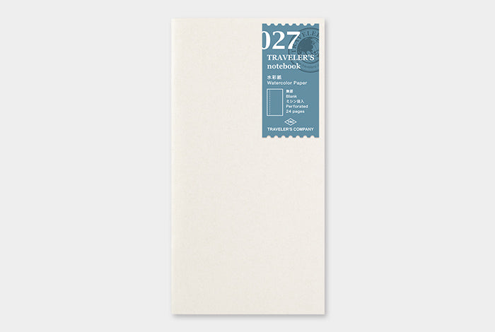 027 Traveller's Notebook Watercolour Paper Refill