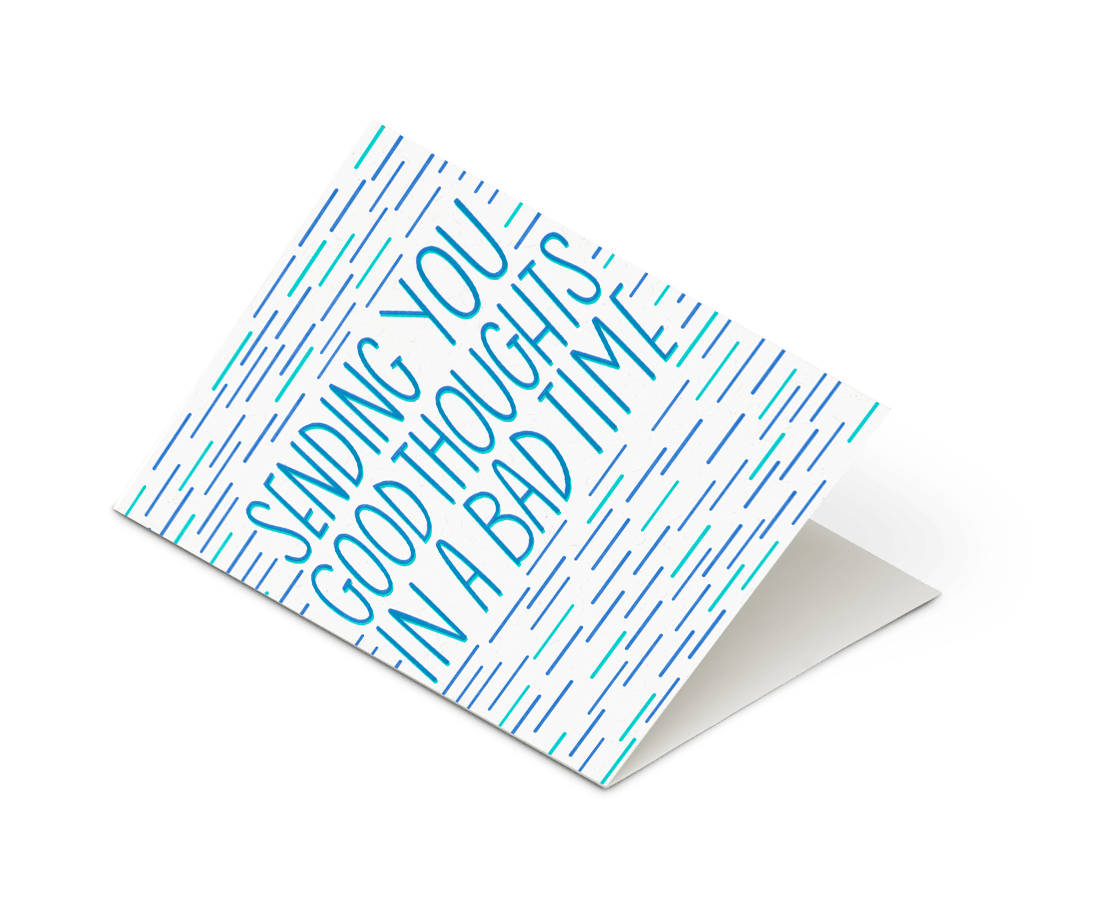 The Good Twin - 'Sending Good Thoughts In A Bad Time' Card