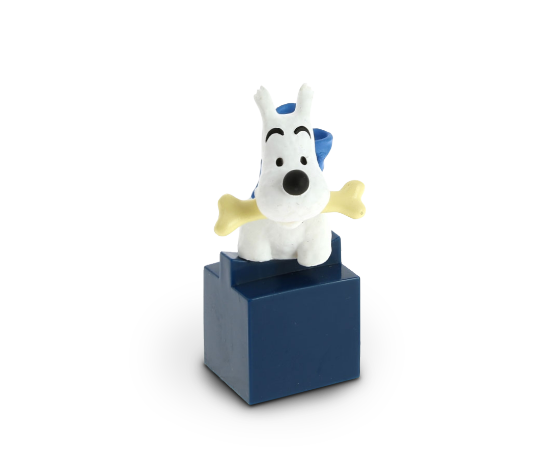 Bust figurine of Milou. Moulinsart. Compendium Design Store. AfterPay, ZipPay accepted.