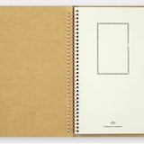 Travelers Company Japan Spiral Ring Notebook A5 Card File