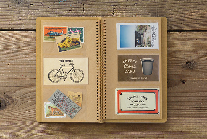 Travelers Company Japan Spiral Ring Notebook A5 Card File