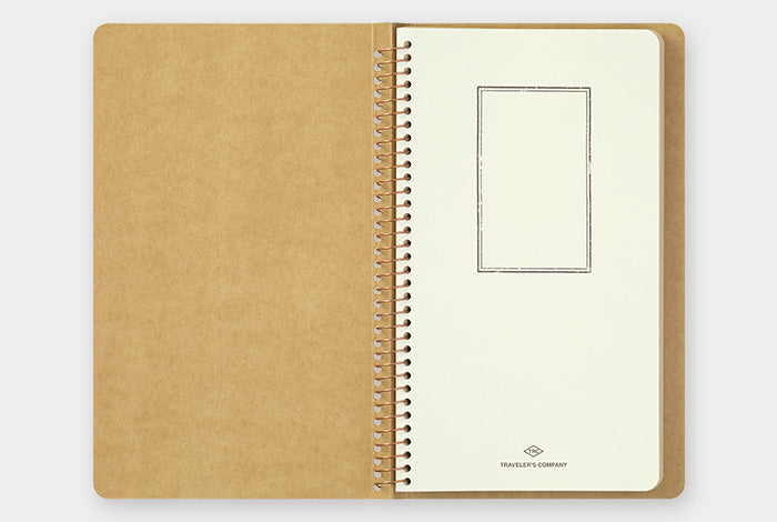 Travelers Company Japan Spiral Ring Notebook A5 Slim Blank Kraft Paper
