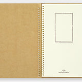 Travelers Company Japan Spiral Ring Notebook A5 Slim Paper Pocket