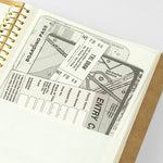 Travelers Company Japan Spiral Ring Notebook A5 Slim Paper Pocket