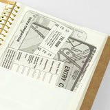 Travelers Company Japan Spiral Ring Notebook A5 Slim Paper Pocket