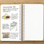 Travelers Company Japan Spiral Ring Notebook A6 Slim Blank MD Paper