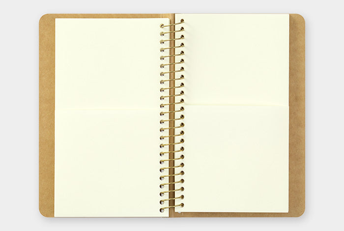 Travelers Company Japan Spiral Ring Notebook A6 Slim Paper Pocket