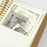 Travelers Company Japan Spiral Ring Notebook A6 Slim Paper Pocket