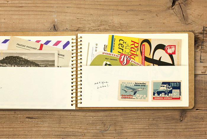 Travelers Company Japan Spiral Ring Notebook B6 Paper Pocket