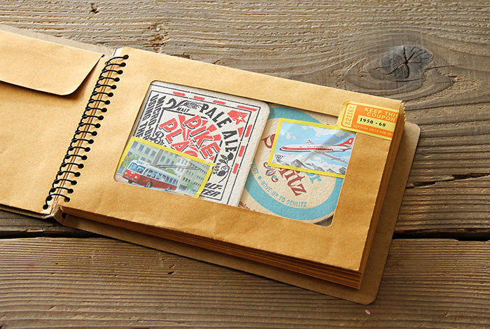 Travelers Company Japan Spiral Ring Notebook B6 Window Envelope
