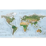 Awesome Maps Surf Trip Map Re-Writable "Green Map" Edition Poster