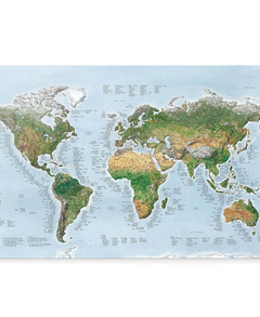 Awesome Maps Surf Trip Map Re-Writable "Green Map" Edition Poster