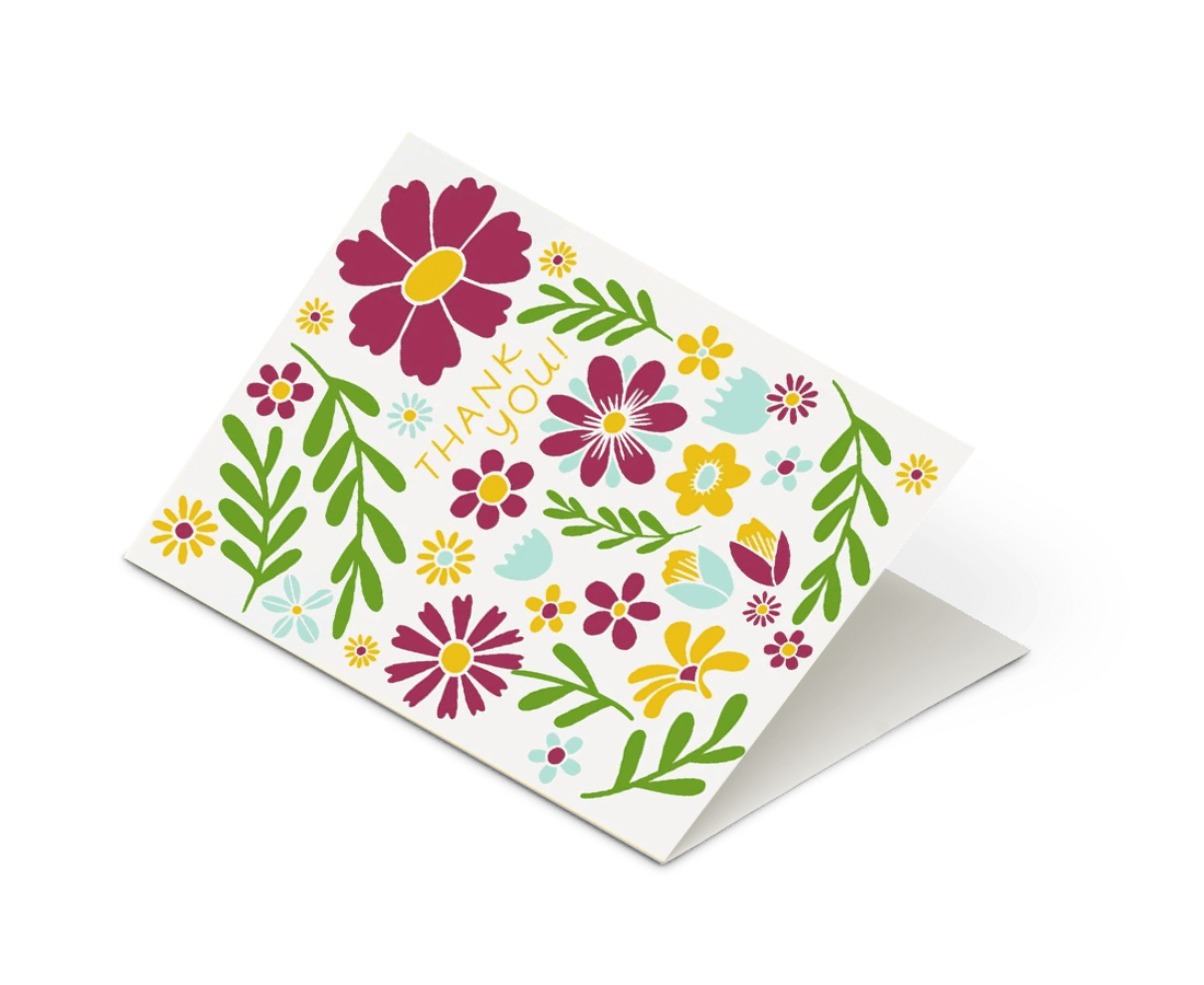 The Good Twin - 'Thank You! Flowers' Card