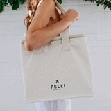 Pelli 'Ok Chill' Medium Cooler Bag Canvas Calico