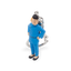 Tintin from Blue Lotus keyring (6cm). Moulinsart. Compendium Design Store. AfterPay, ZipPay accepted.