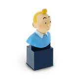 Bust figurine of Tintin. Moulinsart. Compendium Design Store. AfterPay, ZipPay accepted.