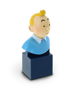 Bust figurine of Tintin. Moulinsart. Compendium Design Store. AfterPay, ZipPay accepted.