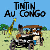 The Adventures of Tintin: Tintin Au Congo Poster in French. 50x70cm. Moulinsart. Compendium Design Store. AfterPay, ZipPay accepted.