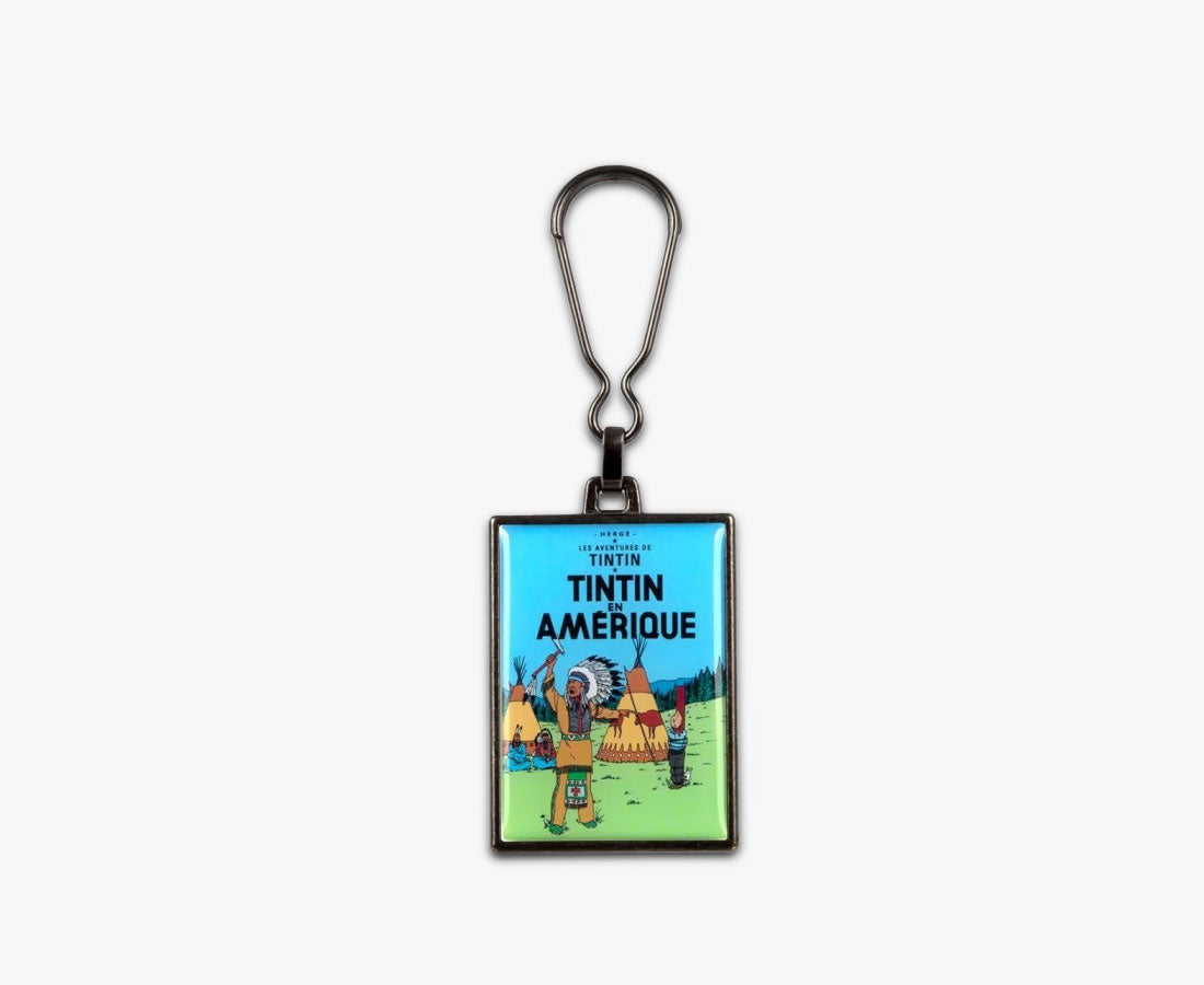 Metallic Keyring · Tintin In America