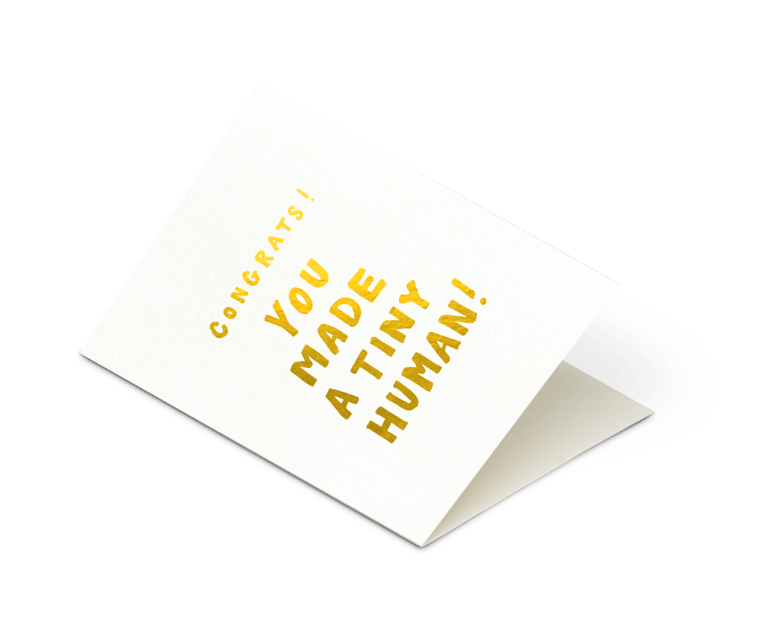 Odd Daughter - 'Tiny Human Card' Card