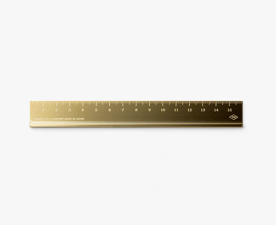Travelers Company Japan Brass Ruler