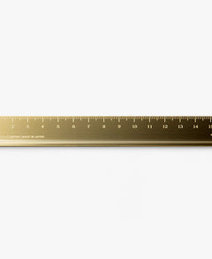Travelers Company Japan Brass Ruler