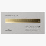 Travelers Company Japan Brass Ruler