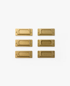 Travelers Company Japan Brass Label Plate