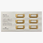 Travelers Company Japan Brass Label Plate