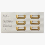 Travelers Company Japan Brass Label Plate