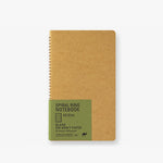 Travelers Company Japan Spiral Ring Notebook A5 Slim Blank Kraft Paper