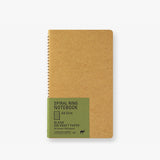 Travelers Company Japan Spiral Ring Notebook A5 Slim Blank Kraft Paper