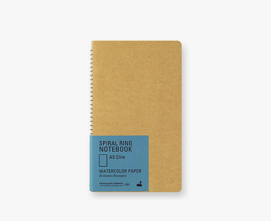 Travelers Company Japan Spiral Ring Notebook A5 Watercolour Paper