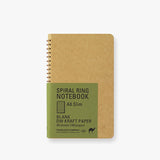 Travelers Company Japan Spiral Ring Notebook A6 Blank Kraft Paper