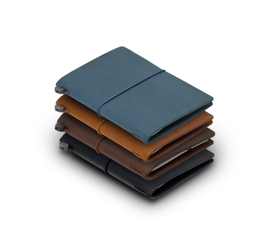 TC Leather Notebook Passport Size Starter Kit 
