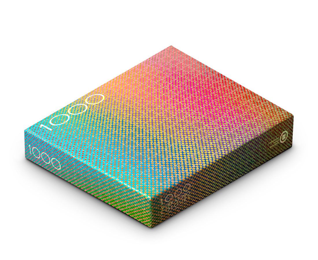 1000 Vibrating Colours Puzzle by Clemens Habicht