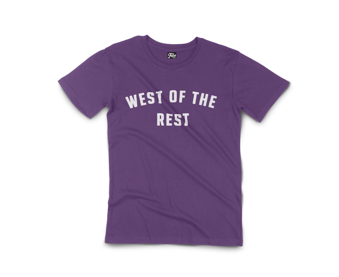 FGC 'West Of The Rest' T-Shirt in Purple