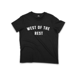 Freo Goods Co. 'West Of The Rest' Organic Cotton Tee in Black