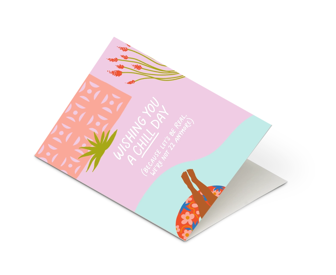 Odd Daughter - 'Wishing You A Chill Day' Card