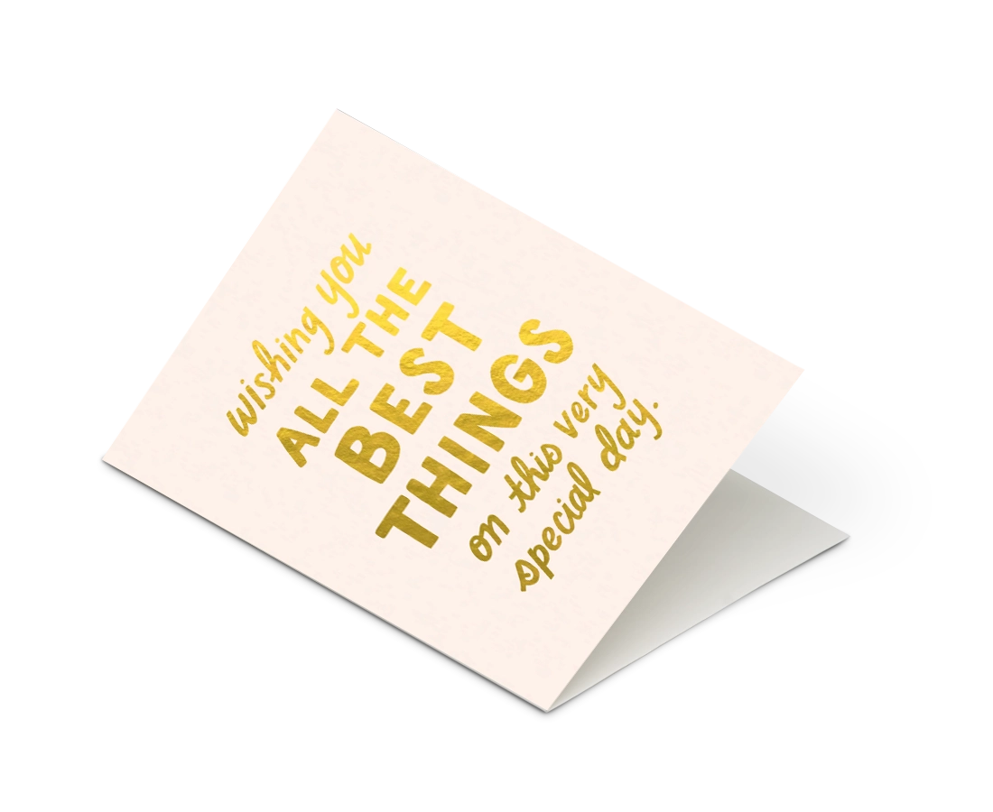 Odd Daughter - 'Wishing you all the best things on this very special day.' Card