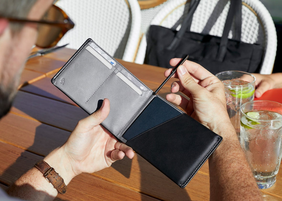 Bellroy Leather Travel Wallet RFID Compendium Design Store